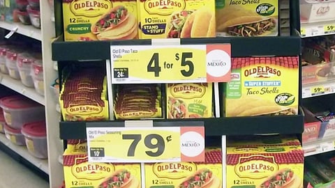Old El Paso Kroger 'Taste of Mexico' Floorstand