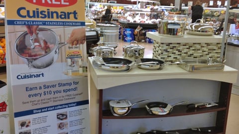 Jewel-Osco Cuisinart Table Display