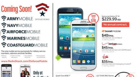 RadioShack Defense Mobile Feature