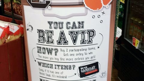 Bi-Lo 'Gameday' Standee