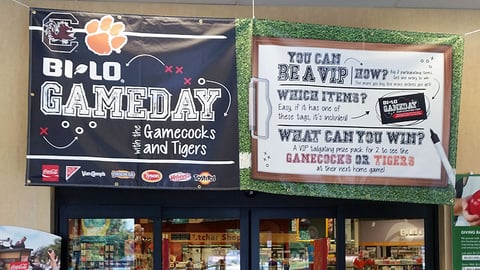 Bi-Lo 'Gameday' Banner