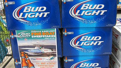 Bud Light Miami Dolphins Display