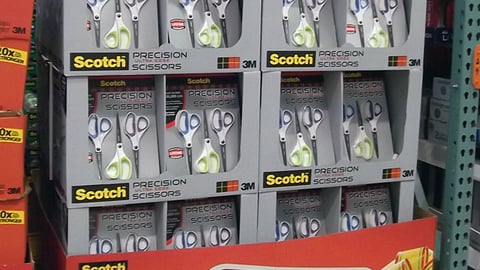 Scotch 'Holiday Wrap Center' Pallet Display