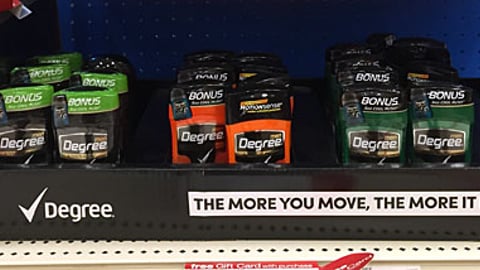 Degree 'Pride in Your Pregame' Shelf Tray