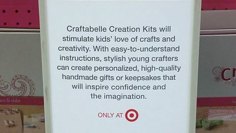 Target Craftabelle Framed Sign