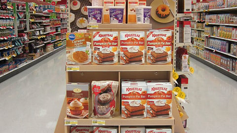 Target 'Warm and Toasty' Baking Endcap
