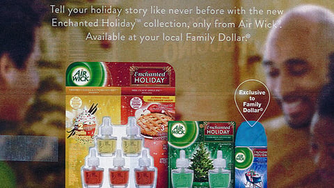 Air Wick Family Dollar 'Deck the Air' FSI