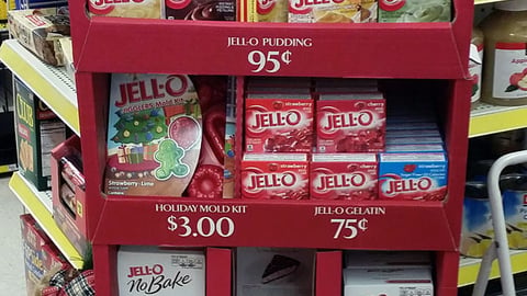 Kraft Dollar General 'Make Celebrating Simple' Floorstand