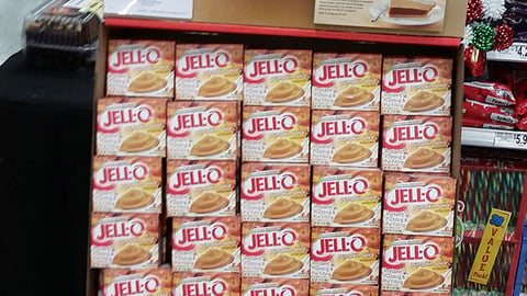 Jell-O 'Back for the Holidays' Floorstand