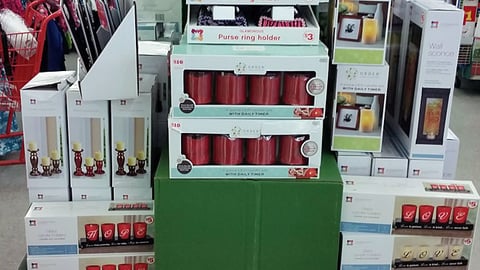 Family Dollar 'Give More. Spend Less' Pallet Display