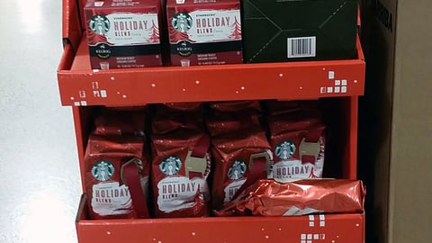 Starbucks 'For Entertaining' Shipper