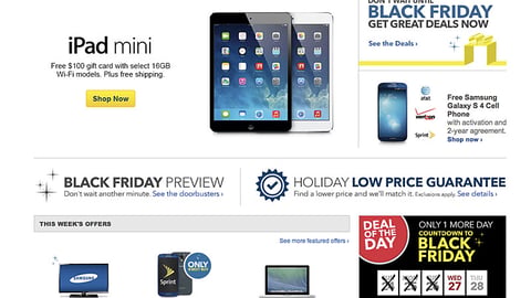 Best Buy iPad Mini Carousel Ad