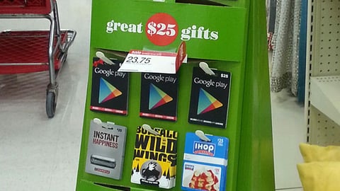 Target 'Handy. Little. Gifts' Floorstand