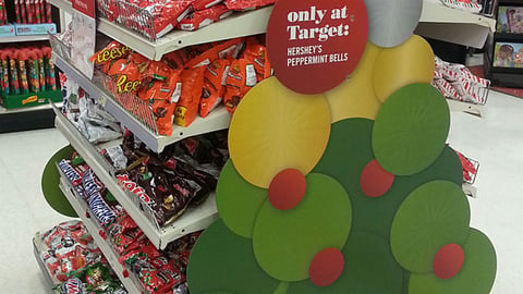 Target Hershey's 'Peppermint Bells' Side Panel
