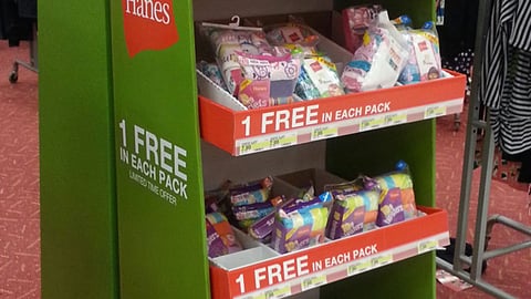 Hanes Target 'Free' Floorstand