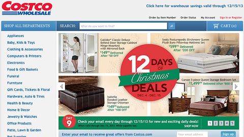 Costco '12 Days of Christmas' Carousel Ad
