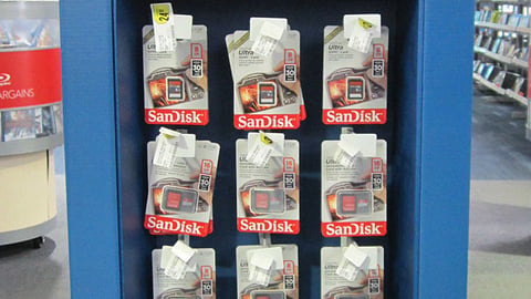 SanDisk 'Holiday Stories' Floorstand