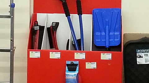 Staples 'Winter Storm Center' Floorstand