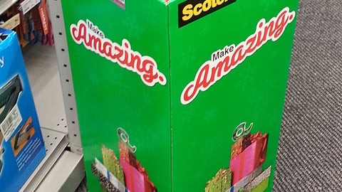 Scotch Staples Holiday Dump Bin