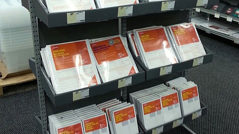 Staples 'Tax Forms' Endcap