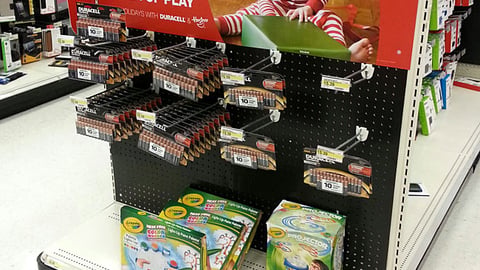 Target Hasbro Duracell 'Power of Play' Endcap