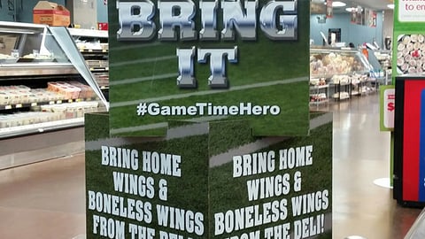 Walmart #GameTimeHero Standee