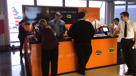 Geek Squad Pop-Up Shop Counter