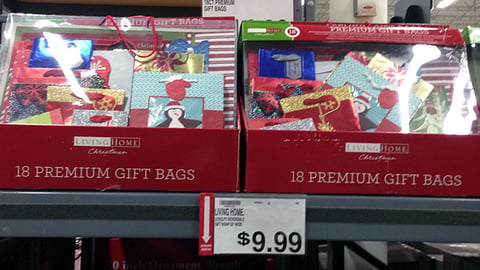 BJ's Living Home Holiday Tag Shelf Trays