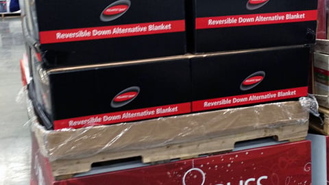 BJ's 'Joy & Bliss' Pallet Display