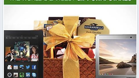 Staples 'Gift Swapstakes' Facebook Update