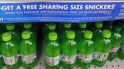 PepsiCo Mars Super Bowl Shelf Sign