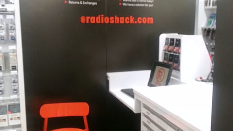 RadioShack Customer Service Wall Sign