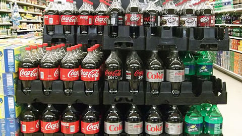 Coke Zero 'Big Game' Endcap Header