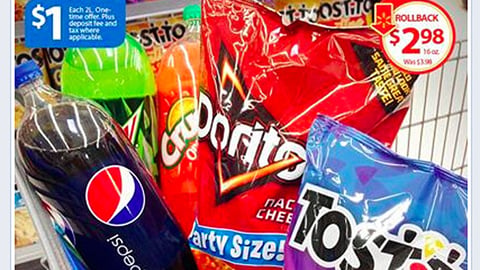 Walmart PepsiCo 'Game Time' Facebook Update