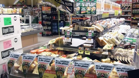 Jarlsberg 'In the Game' Display