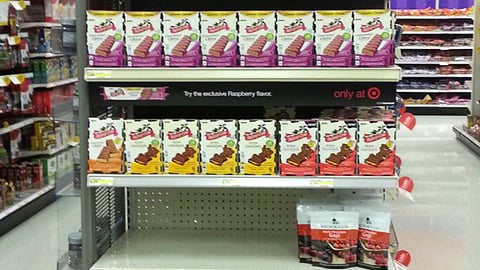 Target Skinny Cow Endcap