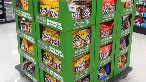 Snickers Walmart 'Game Time' Pallet