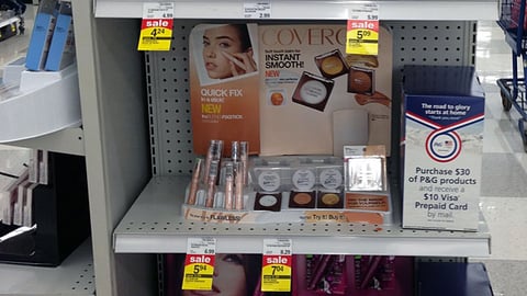CoverGirl Meijer 'Road to Glory' Shelf Inserts