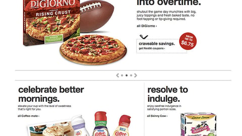 Target.com Nestlé Showcase