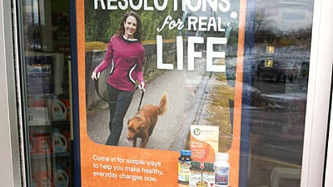 Walgreens 'Resolutions for Real Life' Window Poster
