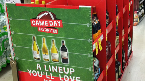 Walgreens 'Game Day Favorites' Floorstand
