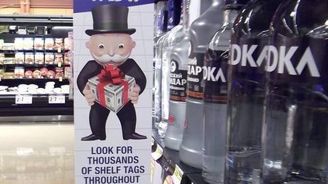Albertsons 'Monopoly' Aisle Violator 