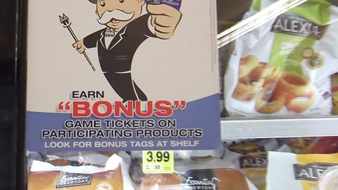 Albertsons 'Monopoly' Freezer Cling