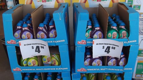 Mr. Clean 'Muscle' Quarter-Pallets
