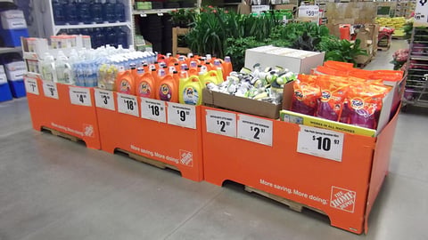 Home Depot Cleaning Supplies Pallets
