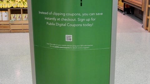 Publix 'Skip the Clip' Stanchion 