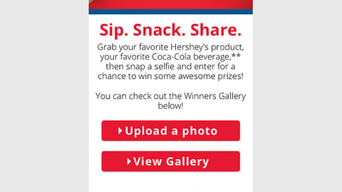 Coca-Cola Circle K 'Sip. Snack. Share' Landing Page