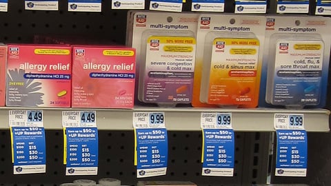 Rite Aid +UP Rewards Games Price Label