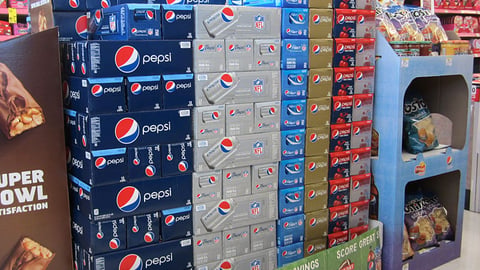 PepsiCo Walgreens 'Game Day' Pallet Display