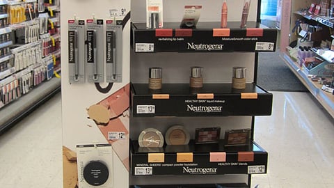 Neutrogena Walgreens Spinner Floorstand